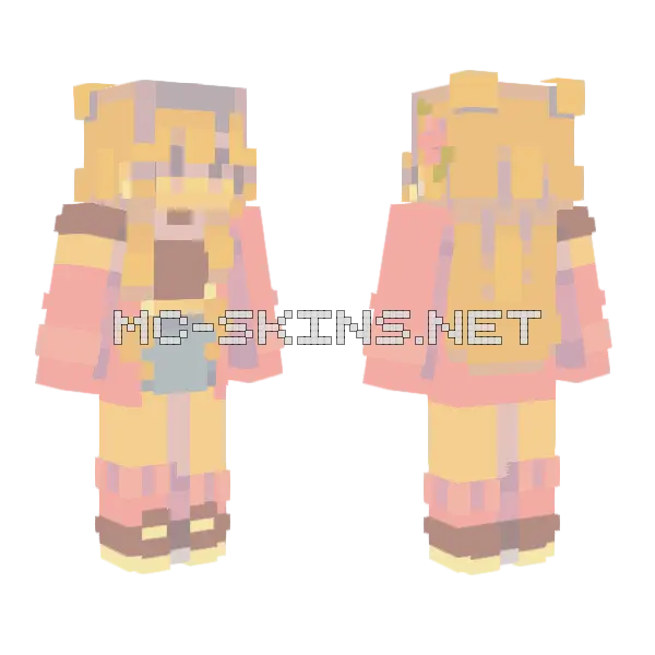 Can U Smell The Roses Rce Minecraft skin, front and back