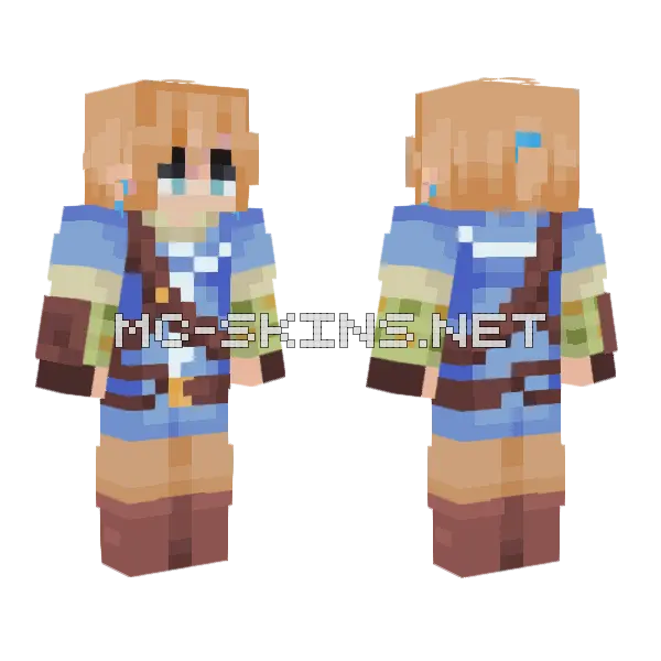 Can You Hear It Yet Hero Minecraft skin, front and back