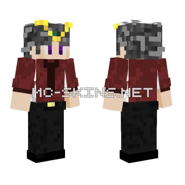 Candelita Minecraft skin, front and back