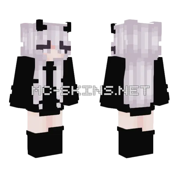 Candle Queen Minecraft skin, front and back