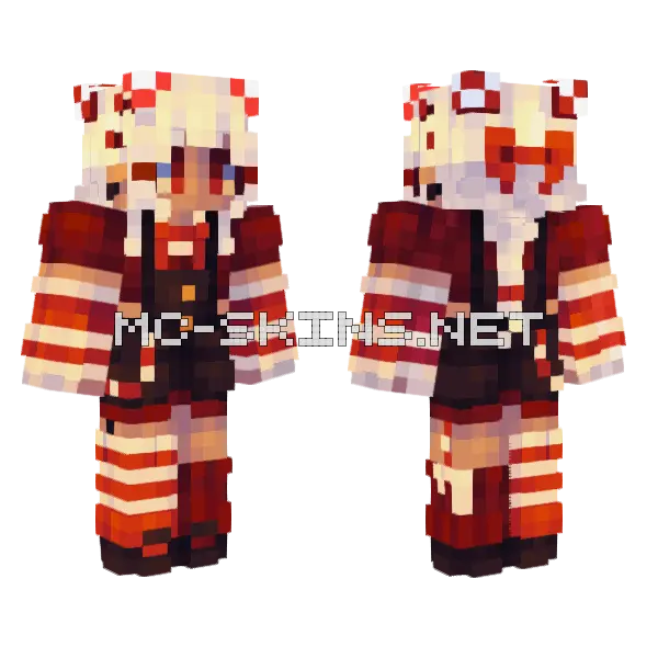 Candy Cane Girl, front and back