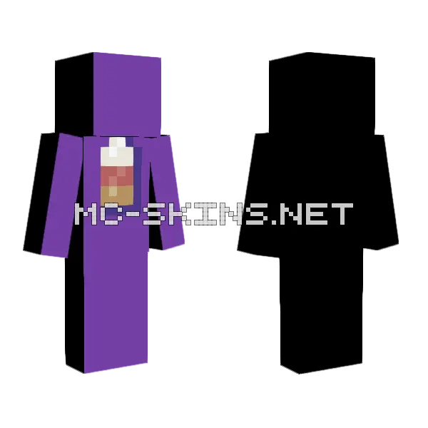 Candy Corn Skintober Minecraft skin, front and back