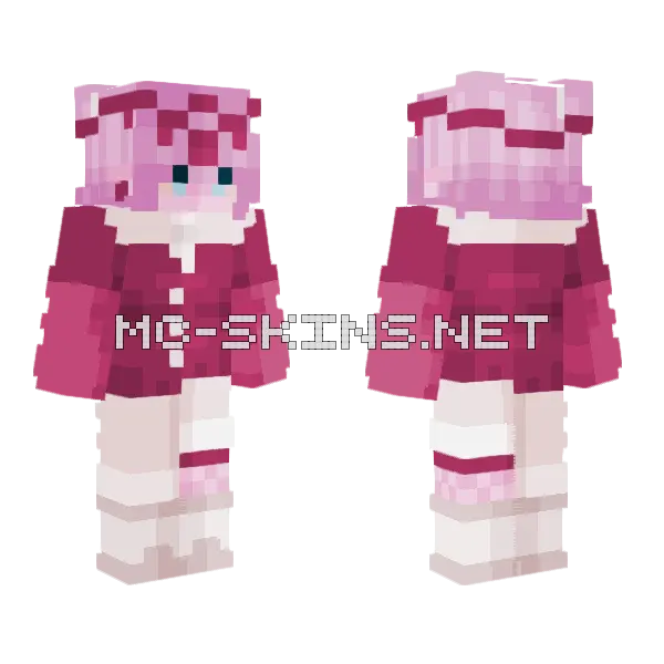 Candy Man Minecraft skin, front and back