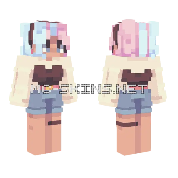 Candy Soda Minecraft skin, front and back