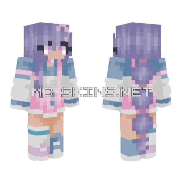 Candy Sugar Tr2 Minecraft skin, front and back