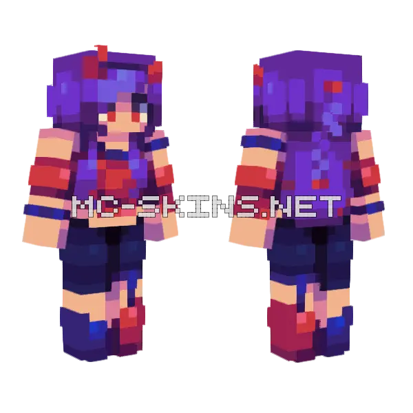 Candybandi Skin Minecraft skin, front and back