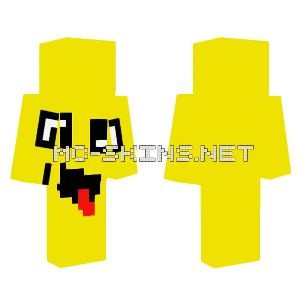 Candyburger Yumz Minecraft skin, front and back