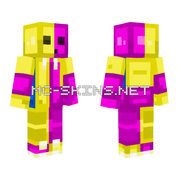 Candyslyme Minecraft skin, front and back
