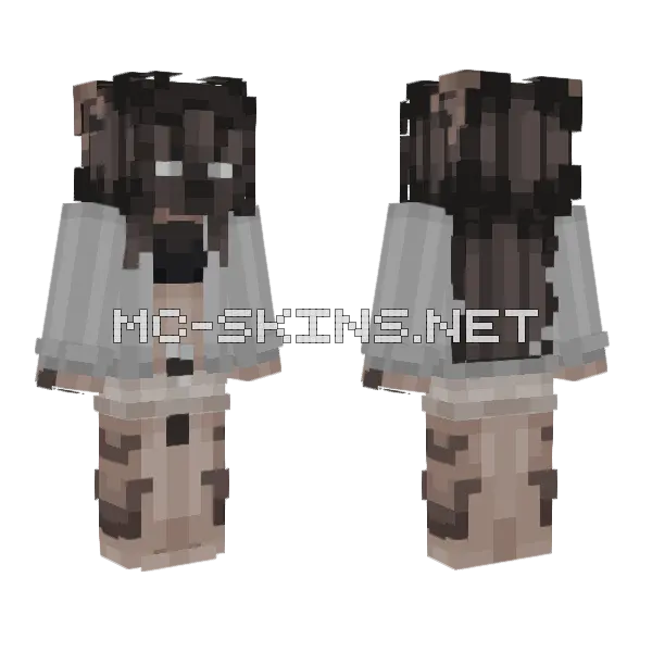 Canela Skin Minecraft skin, front and back