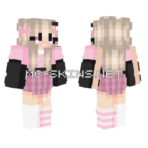 Can't Imagine Minecraft skin, front and back