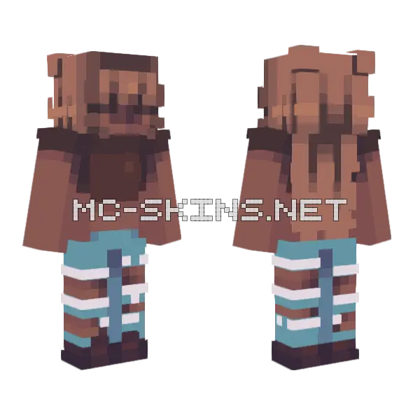 Capaccino Request Minecraft skin, front and back