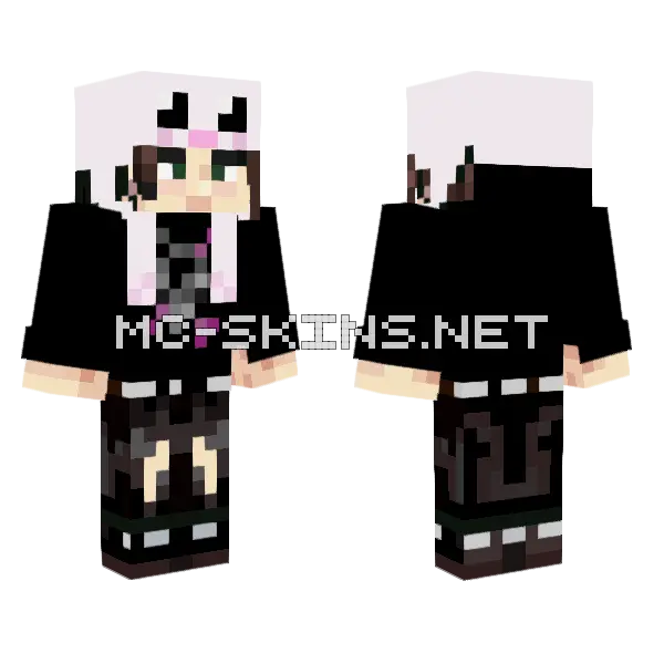 Capoxxo Minecraft skin, front and back
