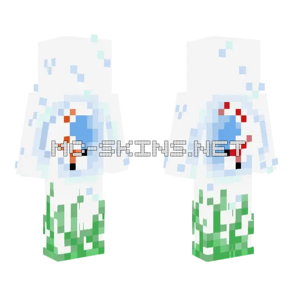 Capri S Koi Minecraft skin, front and back