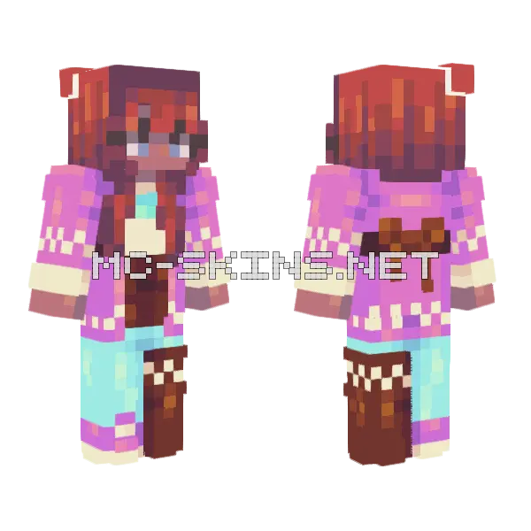 Captain Of The Bread Rce Minecraft skin, front and back