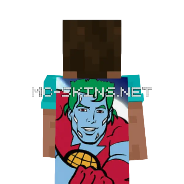 Captain Planet cape, outside and lining