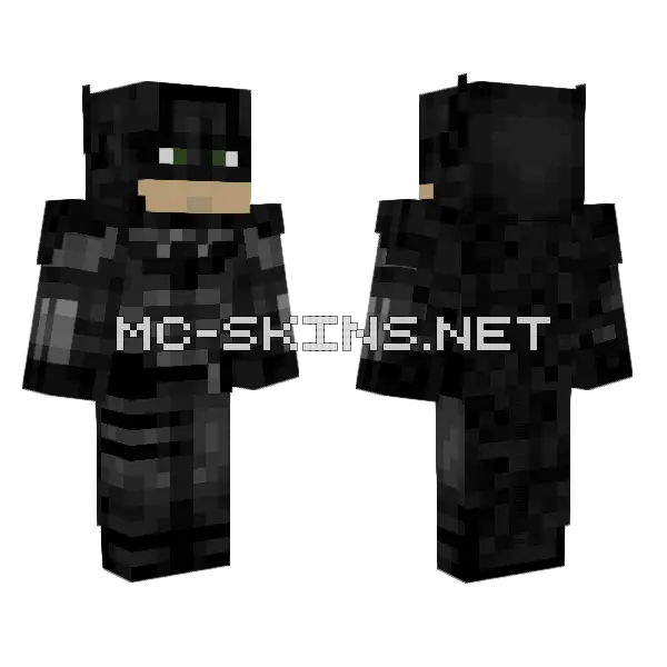 Captainspy18 Batman Skin Minecraft skin, front and back