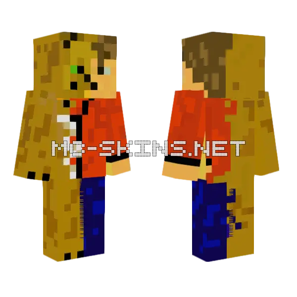 Carag Half Puma Minecraft skin, front and back