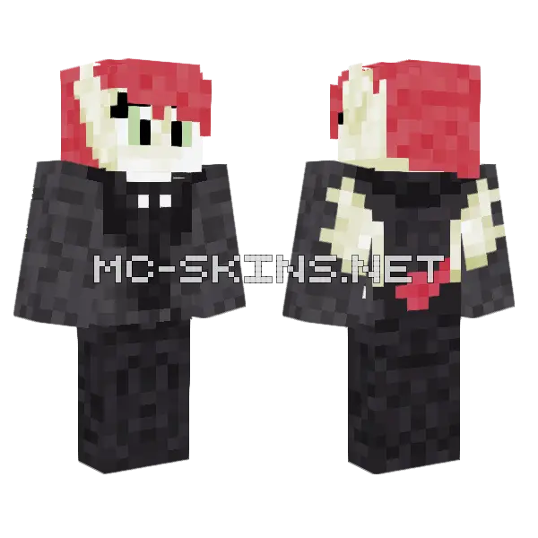 Care Package Minecraft skin, front and back