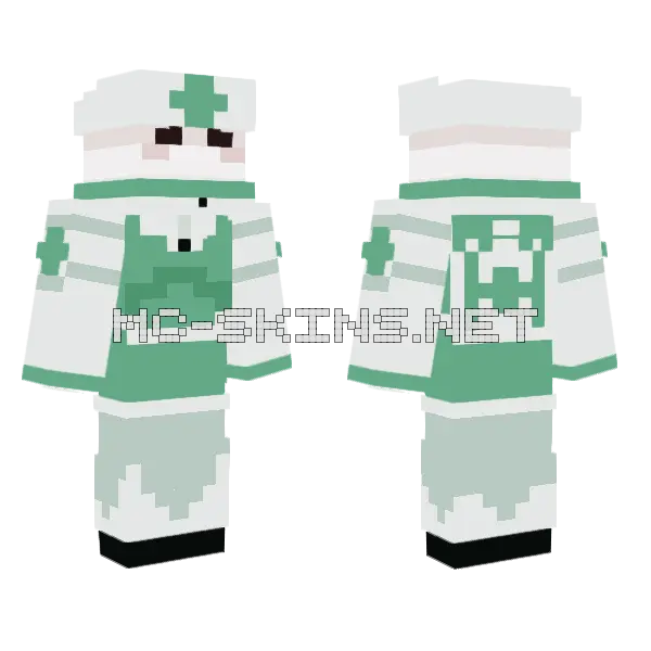 Caretaker Dod Minecraft skin, front and back