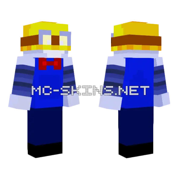 Carl Mc Minecraft skin, front and back