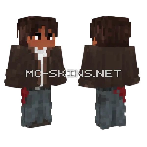 Carlangass Minecraft skin, front and back