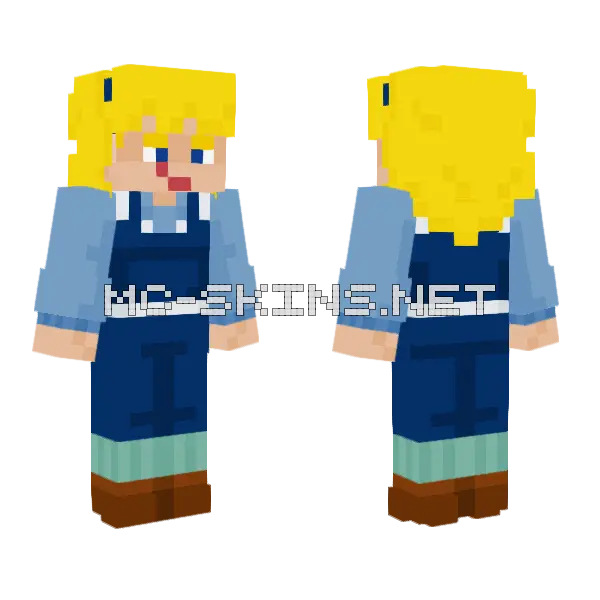 Carly TF G1 Minecraft skin, front and back