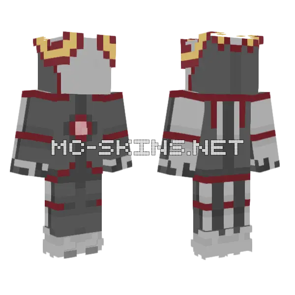 Carmine Skin Minecraft skin, front and back
