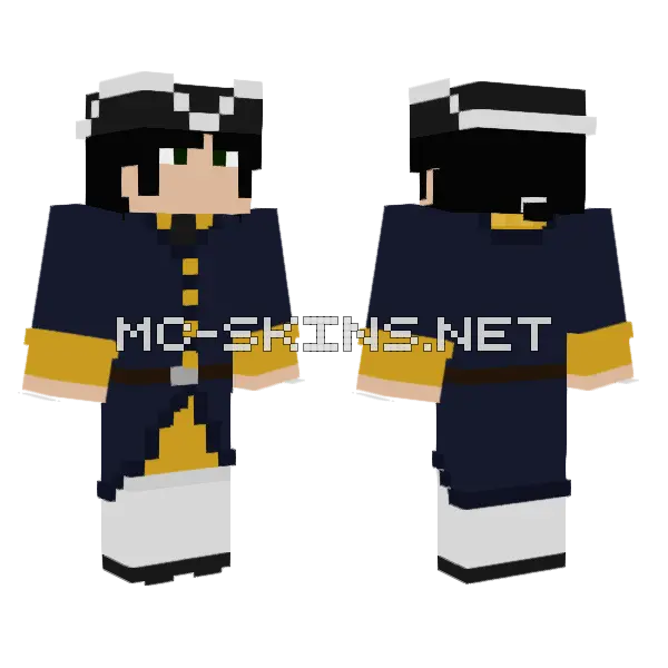 Carolean Boy Minecraft skin, front and back