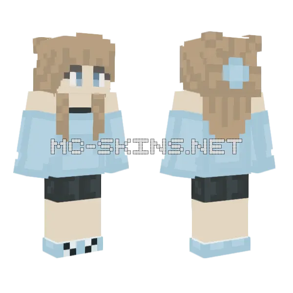 Carrie Fixed Version Minecraft skin, front and back