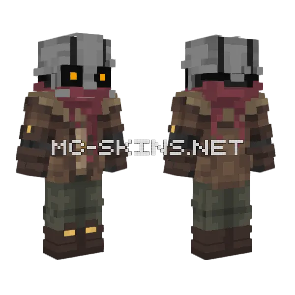 Carter Minecraft skin, front and back