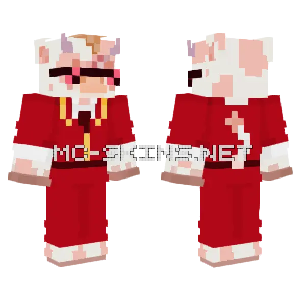 Casino Jammy Scar Minecraft skin, front and back