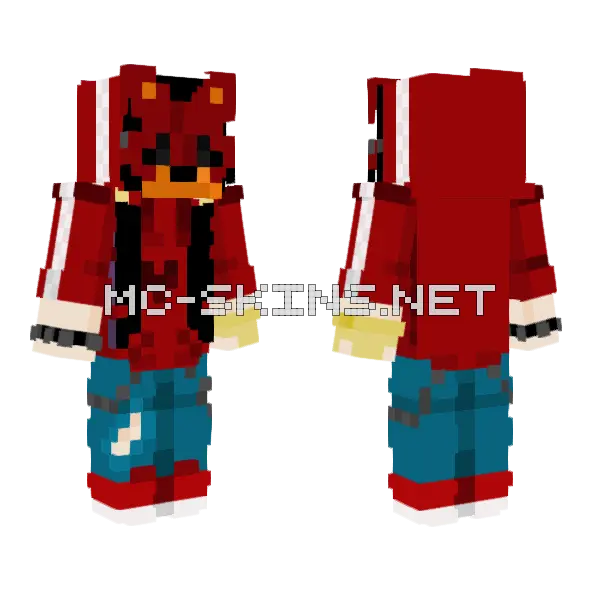 Cassidy Afton My Ver Minecraft skin, front and back