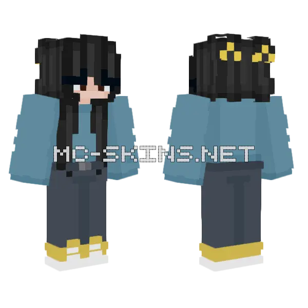 Cassidy But Large V2 Minecraft skin, front and back