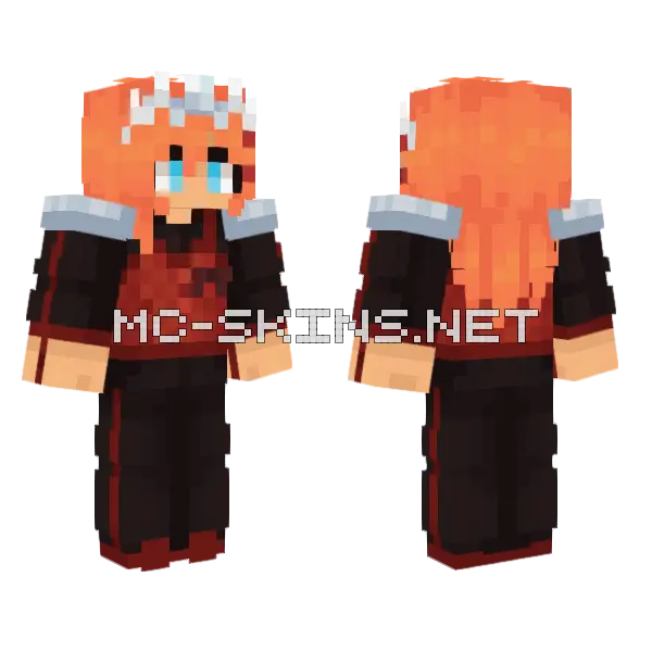 Cassie Block Tales Minecraft skin, front and back