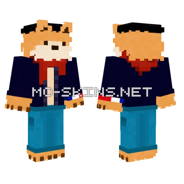 Casual Fox French, front and back