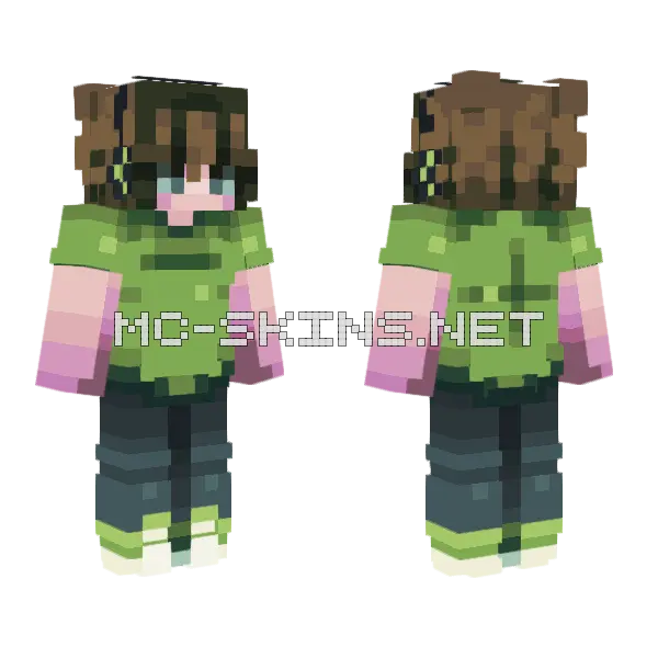 Casual Sfff 23 Minecraft skin, front and back