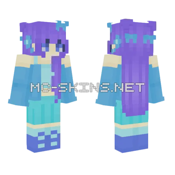 Casual Ter2 Minecraft skin, front and back