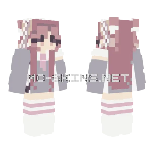 Casual Tr2 R1 Minecraft skin, front and back