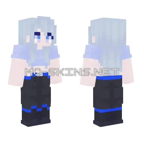 Casualb Minecraft skin, front and back