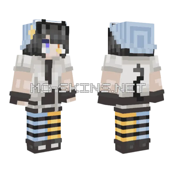 Cat Girl Outfit, front and back