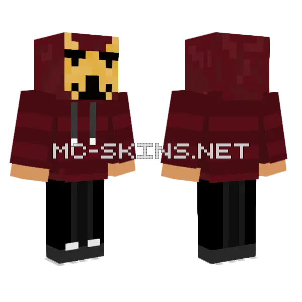 Cat Mansssssss Minecraft skin, front and back