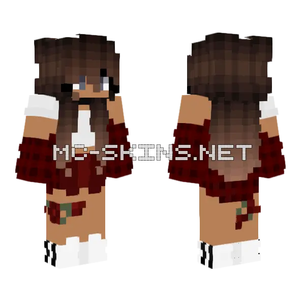 Catalina Minecraft skin, front and back