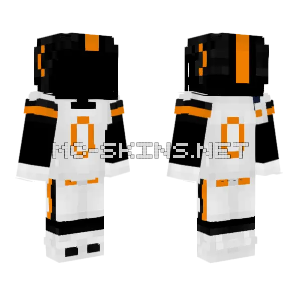 Catholic B R Minecraft skin, front and back