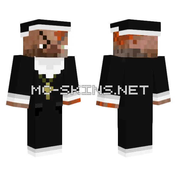 Catholic Nun Skin Minecraft skin, front and back