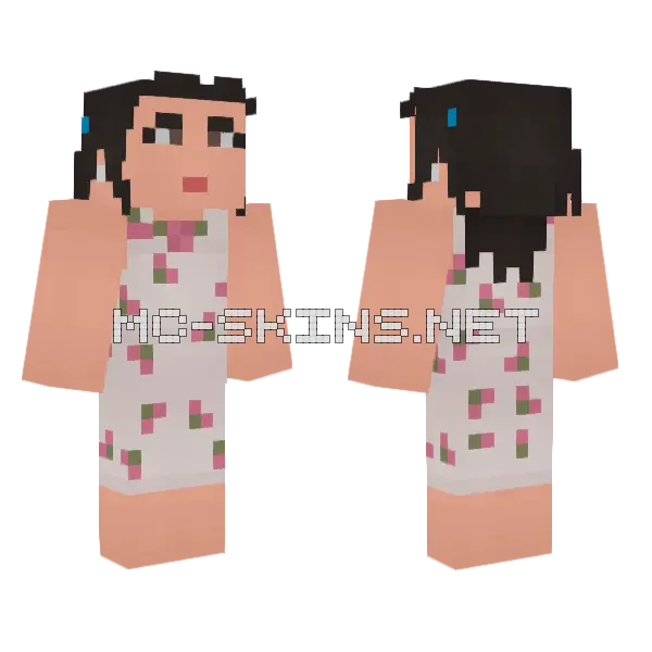 Cathy Bowman Minecraft skin, front and back