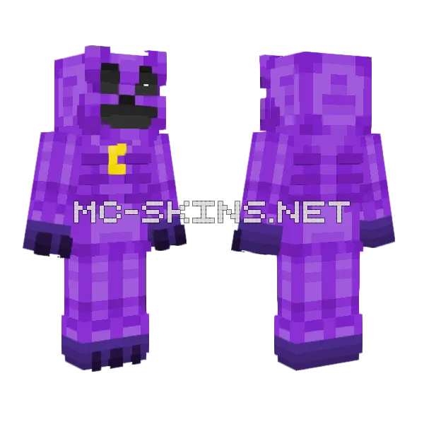 Catnap Monster Skin Minecraft skin, front and back