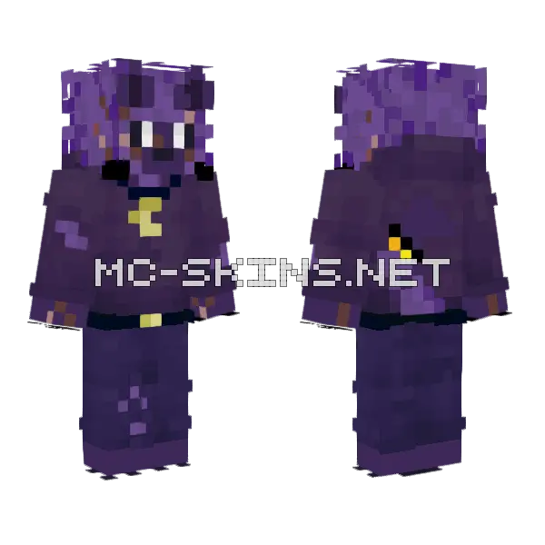 Catnap Remake PC Minecraft skin, front and back