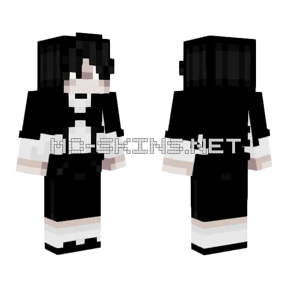 Catt Wonderlab Project Moon Minecraft skin, front and back