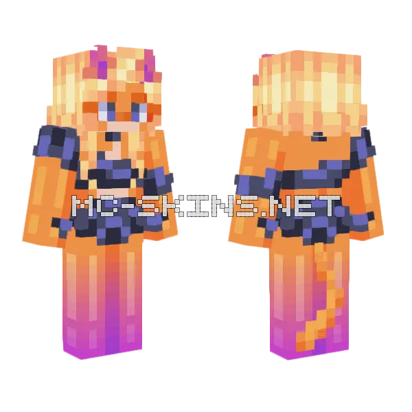Catty Friend S OC Minecraft skin, front and back