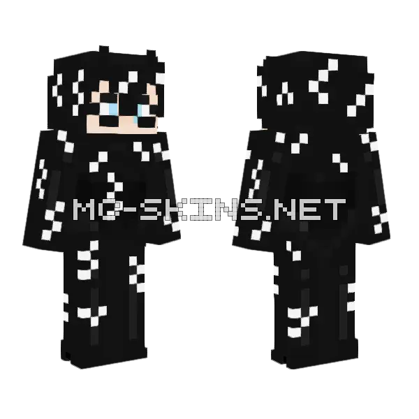 Catwoman Batman Returns Minecraft skin, front and back